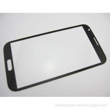 Outer LCD Screen Lens Top Touch Glass Replace for Samsung Galaxy Note 2 N7100 - Black (OEM A+) (WRSAG024)